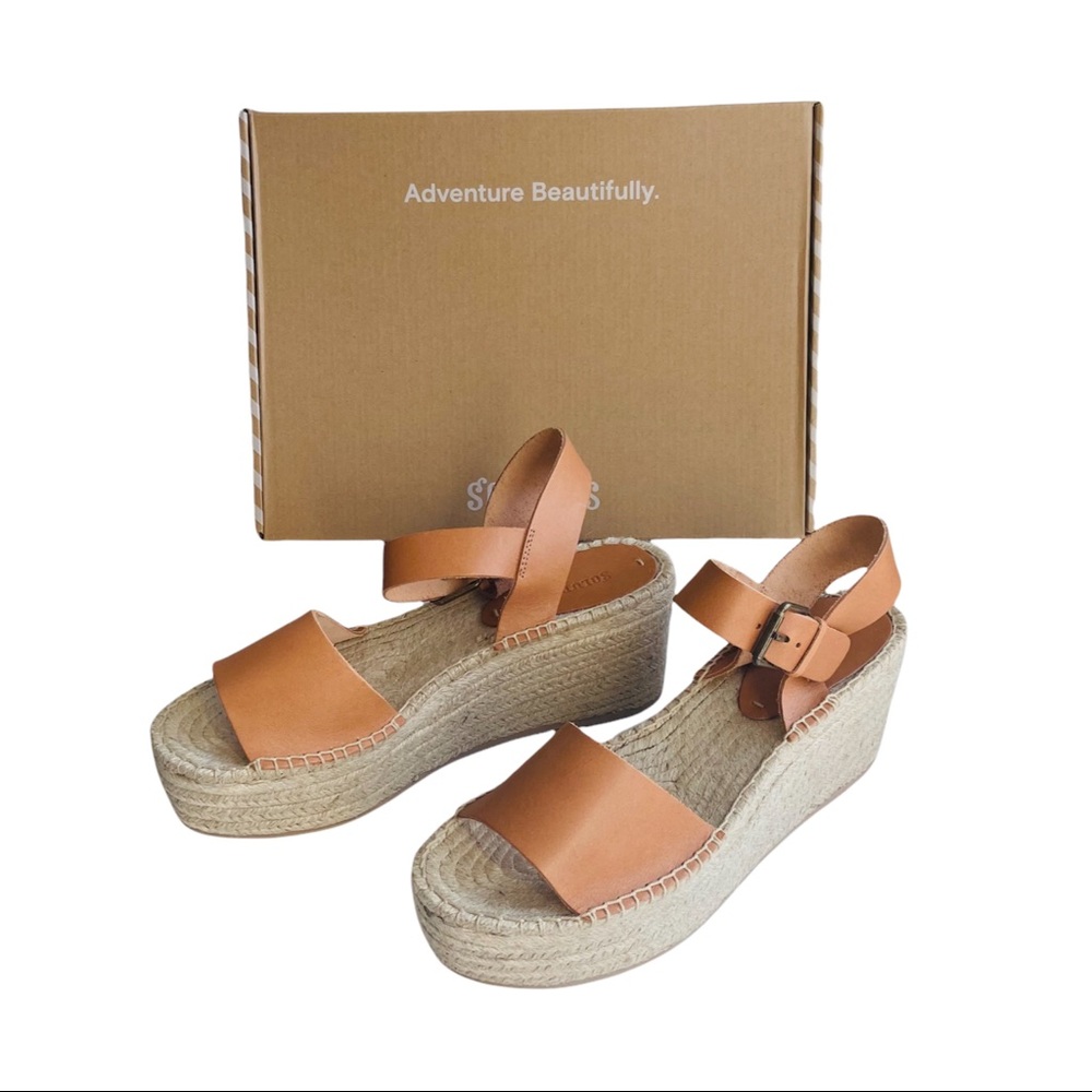SOLUDOS Minorca High Platform Leather Sandals - Picture 4 of 6